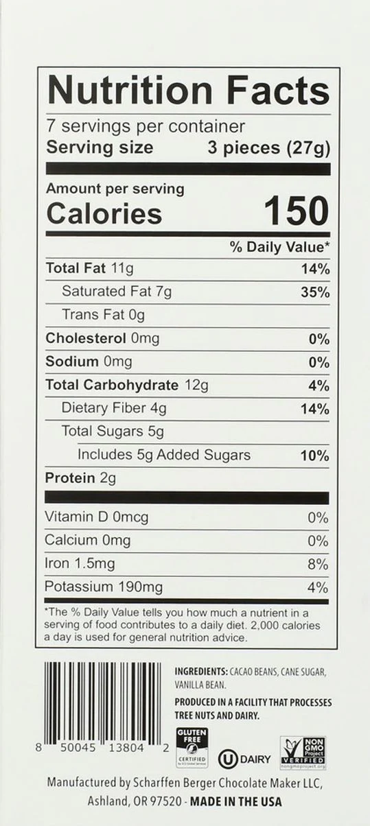 82% Cacao Dark Chocolate Flats - Image 2