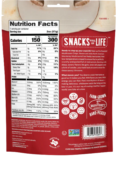 Fire Roasted Mushroom Crisps - Image 2