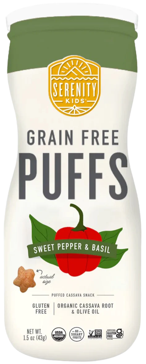 Veggie Sweet Pepper Basil Grain Free Puffs