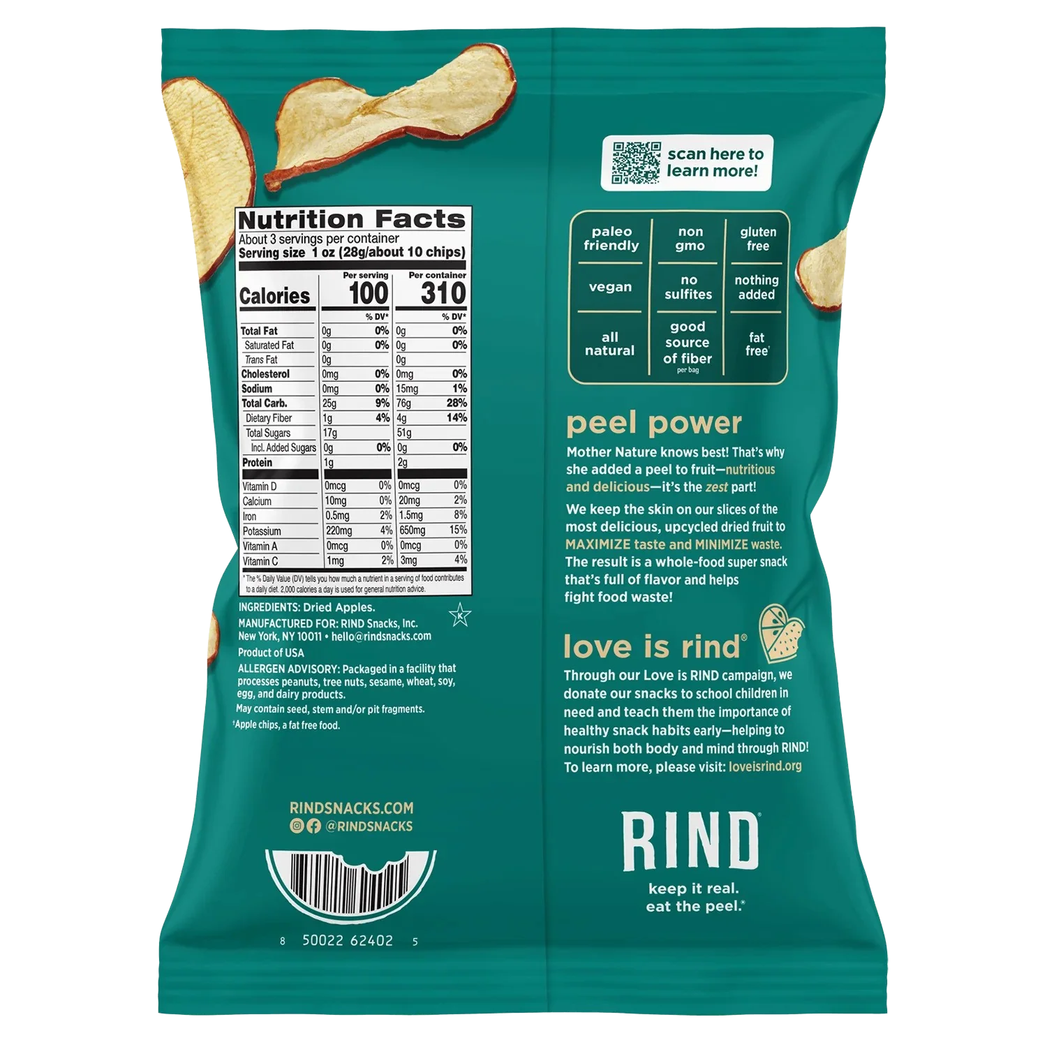 Thin Cut Apple Chips - Image 3
