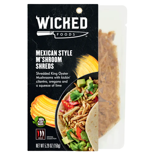 Mexican Style M'Shroom Shreds