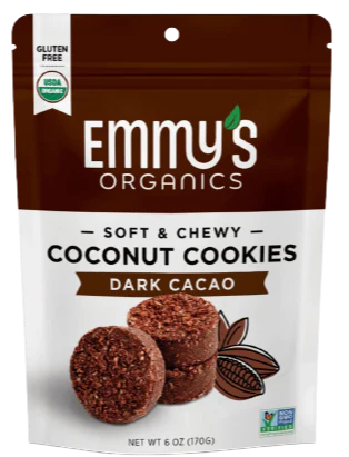 Organic Dark Cacao Coconut Cookies