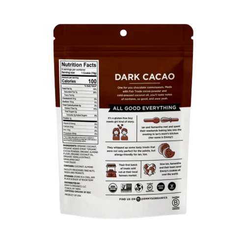 Organic Dark Cacao Coconut Cookies - Image 2