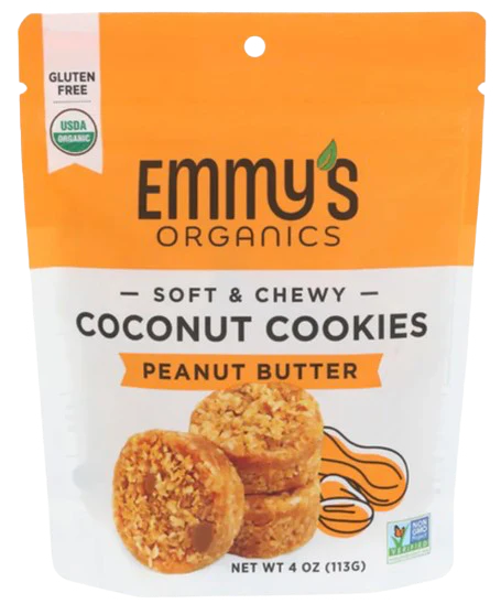 Organic Peanut Butter Coconut Cookies