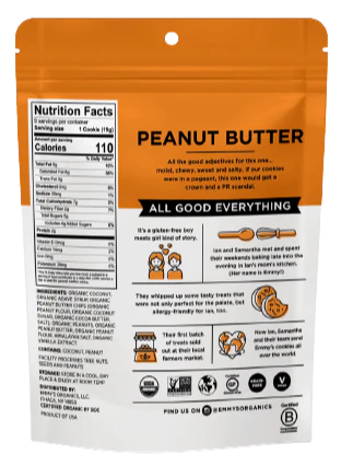 Organic Peanut Butter Coconut Cookies - Image 2