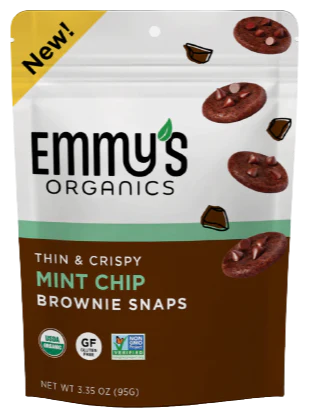 Organic Mint Chip Brownie Snaps