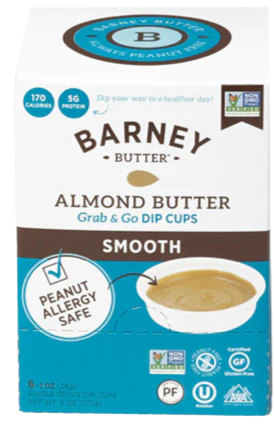 Bare Smooth Almond Butter Dip Cups (6 Pack Case)