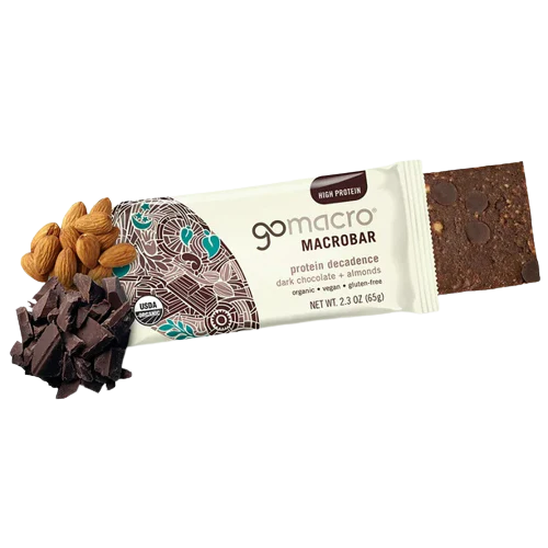 Organic Dark Chocolate + Almond Protein Bars, 4 Ct - Image 2