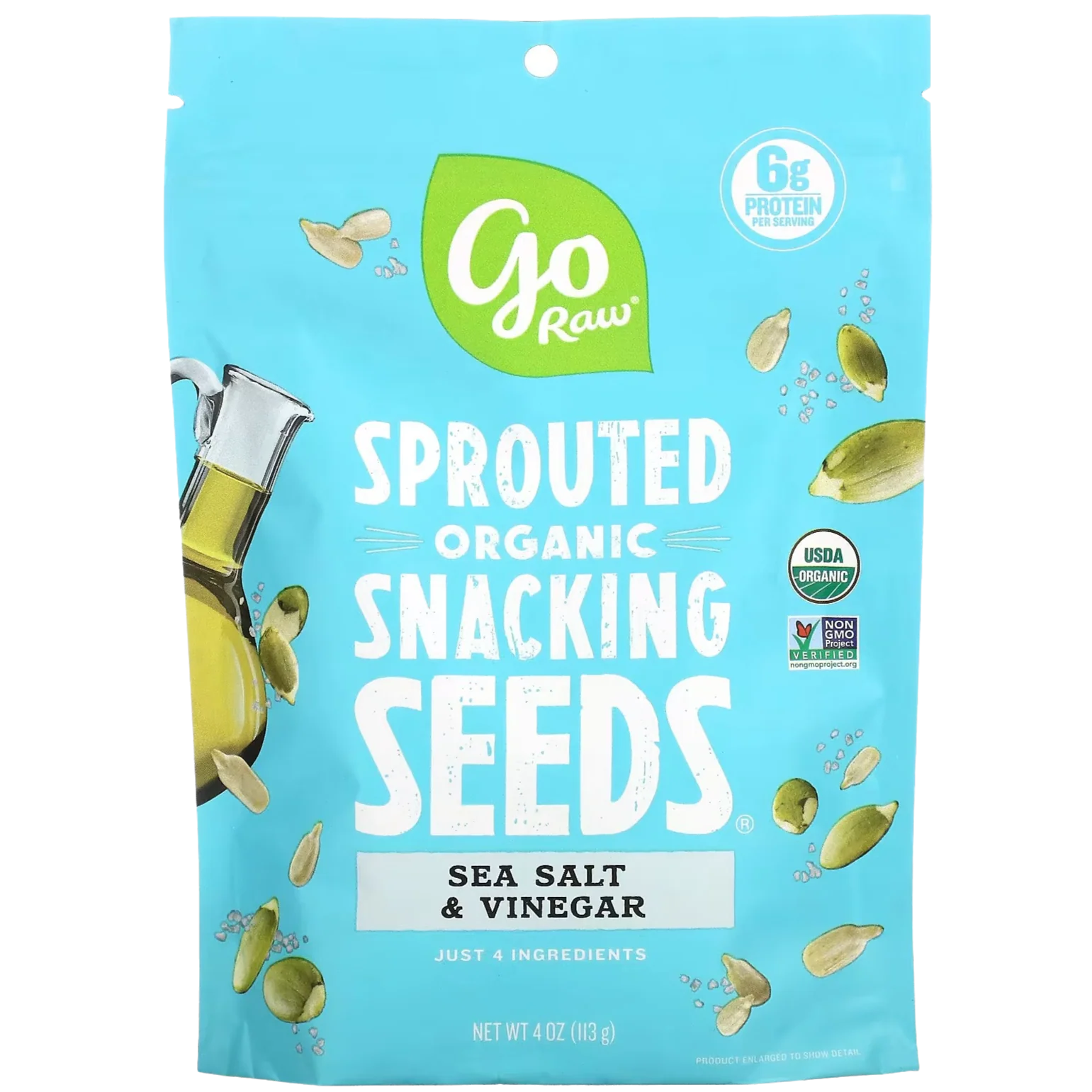 Organic Sea Salt & Vinegar Snacking Seeds