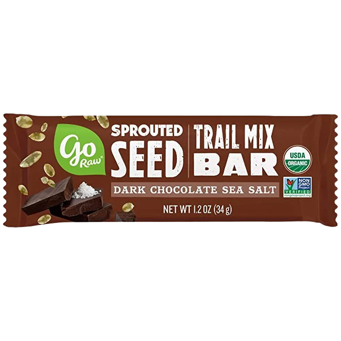 Organic Dark Chocolate & Sea Salt Trail Mix Bar (12 Pack Case) - Image 2
