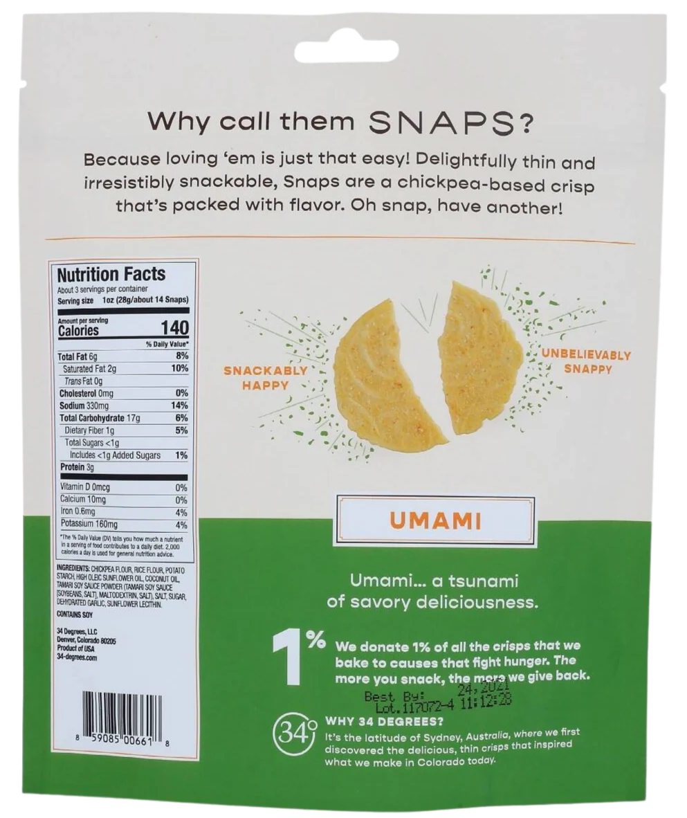 Umami Chickpea Thins - Image 2