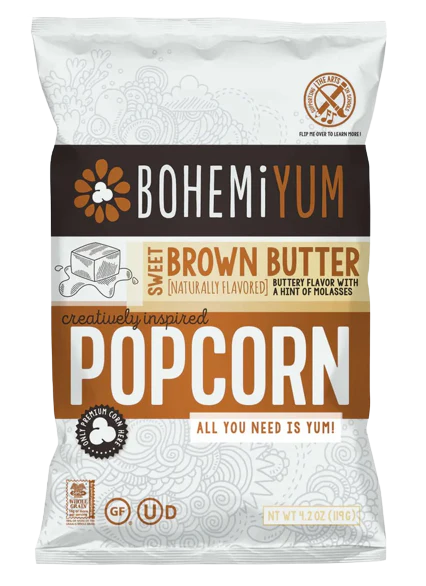 Sweet Brown Butter Popcorn
