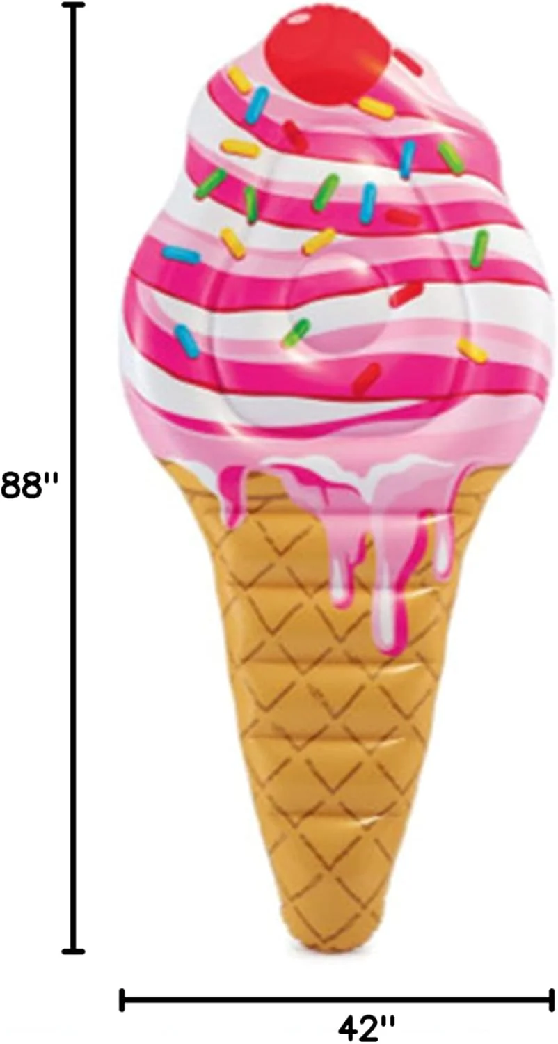 88" Inflatable Ice Cream Cone Mat - Image 3