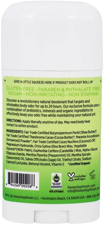 Sugar Mint Prebiotic Deodorant Stick - Image 2