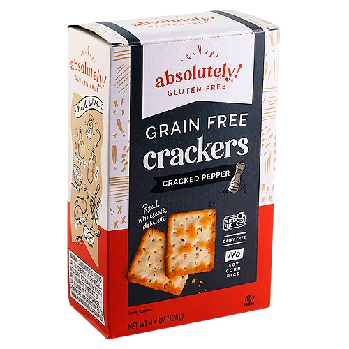 Cracked Pepper Grain Free Crackers