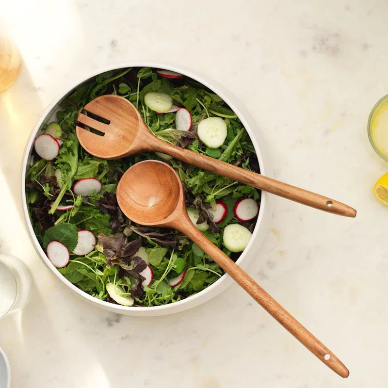 Acacia Salad Serving Set - Image 2