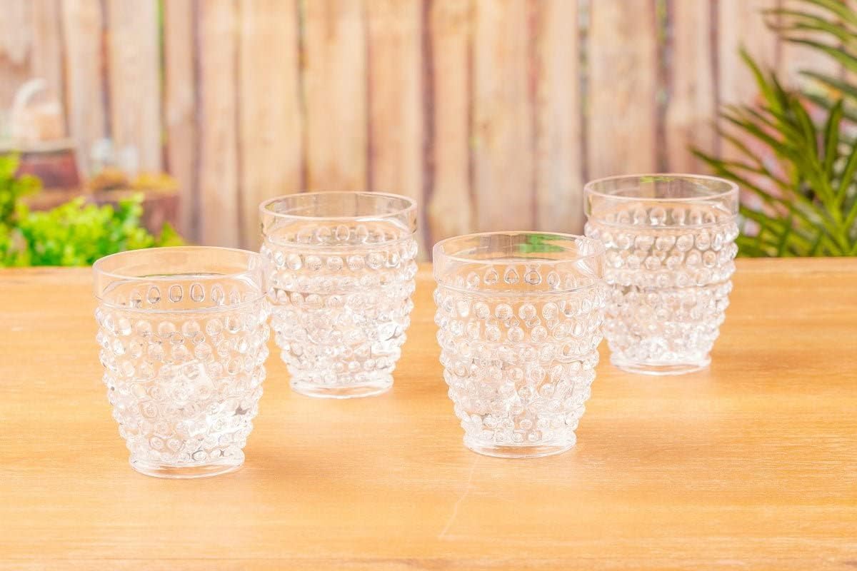 Clear Acrylic Tumbler 13 oz Drinking Glasses (Set of 4) - Image 2
