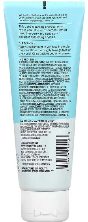 Charcoal Lemon & Blueberry Facial Scrub - Image 2