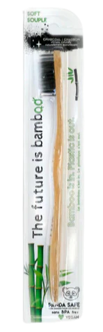 Adult Charcoal Bamboo Toothbrush
