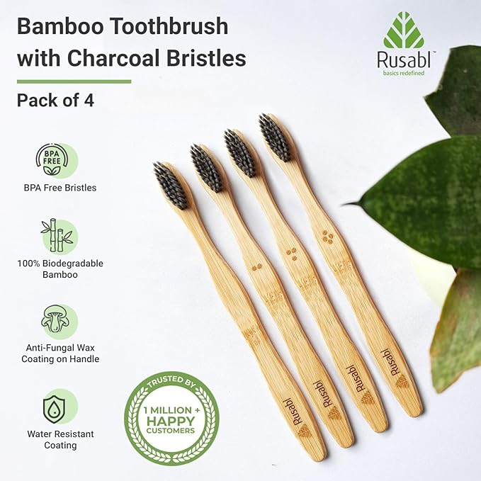 Adult Charcoal Toothbrush - Image 2