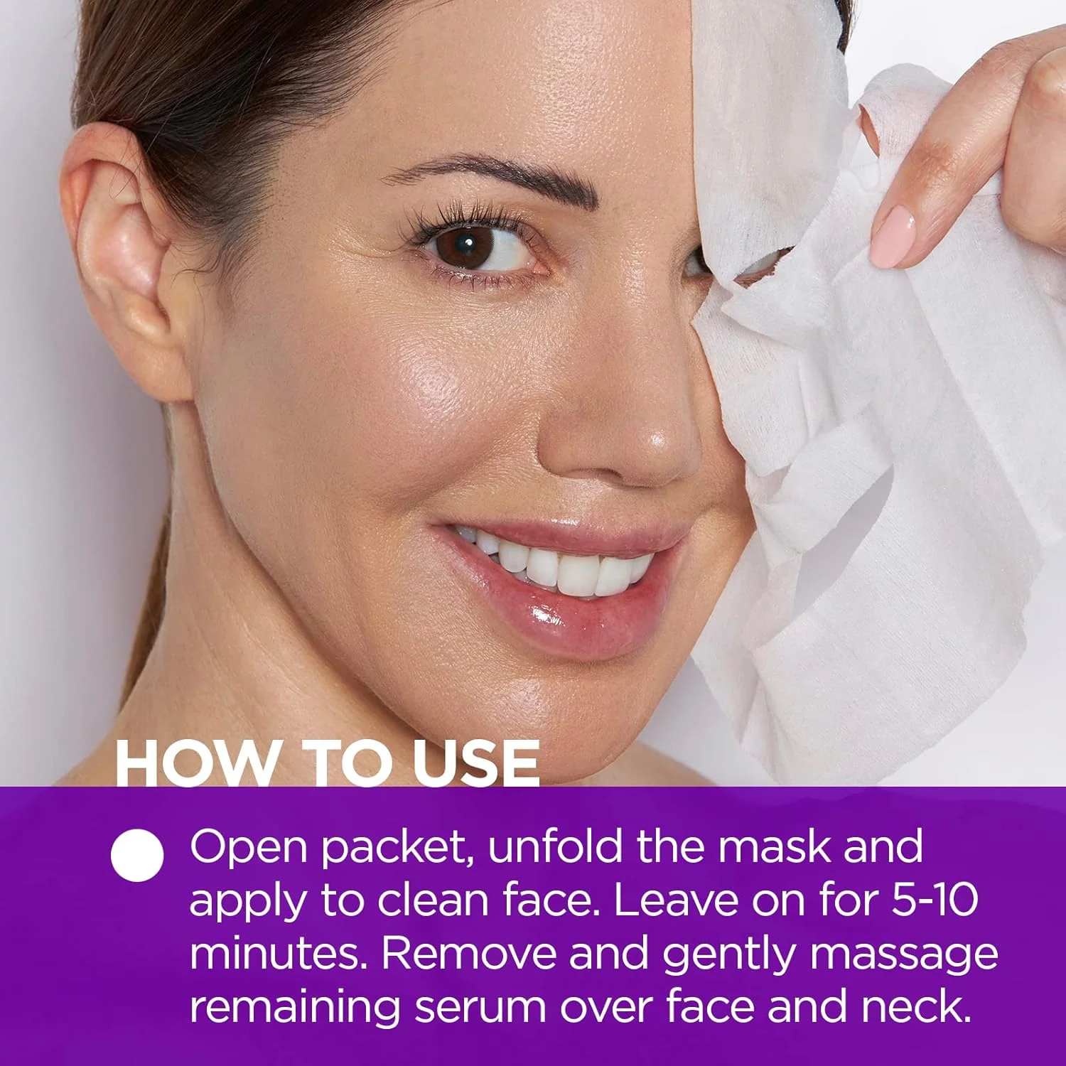 Age Defying Instant Rejuvenate and Firm Sheet Mask (6 Pack) - Image 4