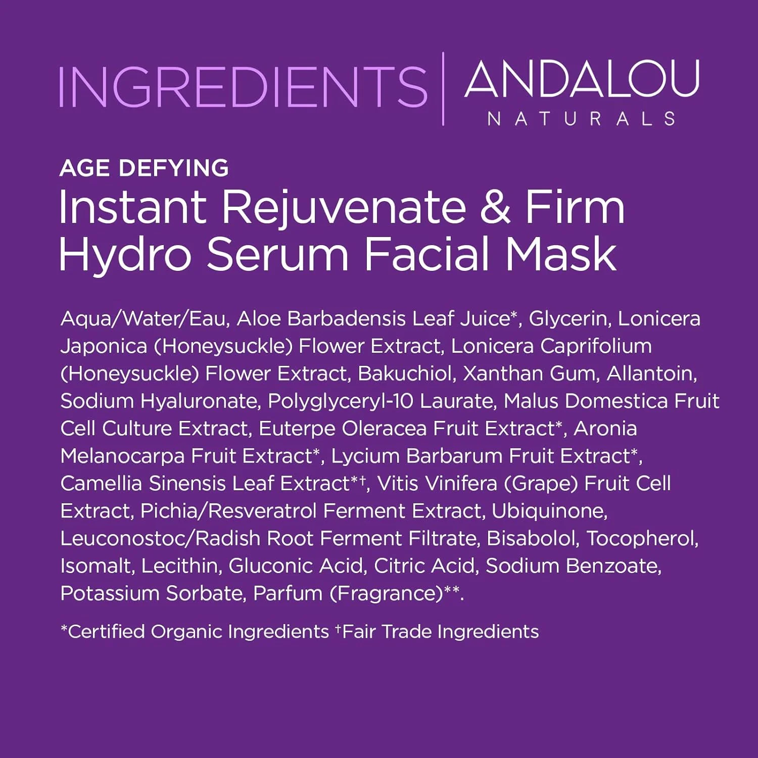 Age Defying Instant Rejuvenate and Firm Sheet Mask (6 Pack) - Image 7