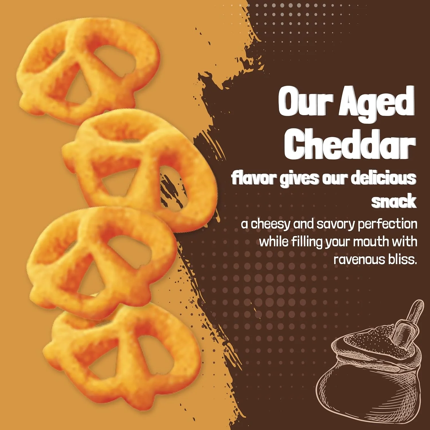 Aged Cheddar Puffzels - Image 3