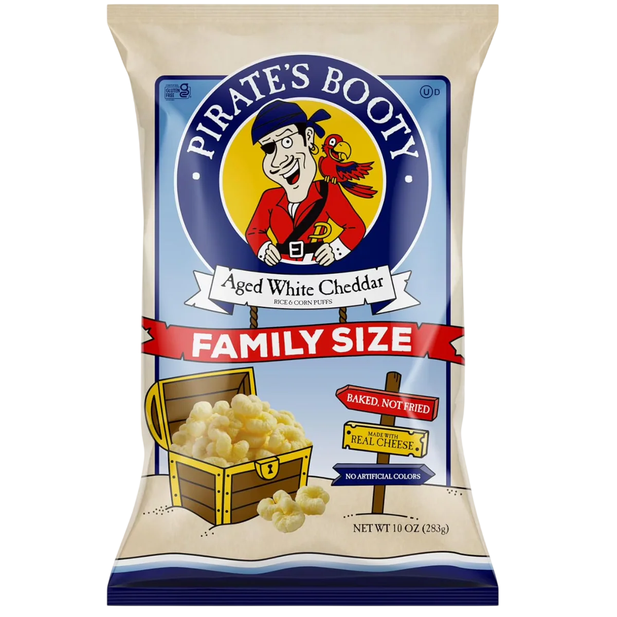 Aged White Cheddar Rice And Corn Puffs