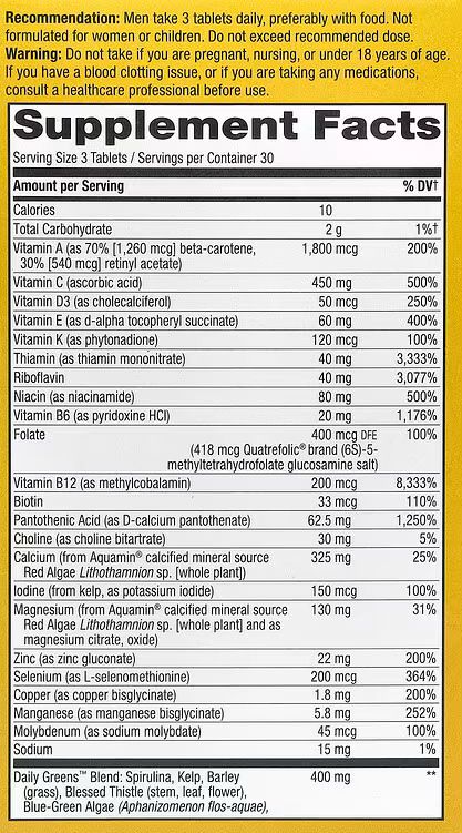Alive!® Men’s Max3 Daily Multivitamin - Image 2