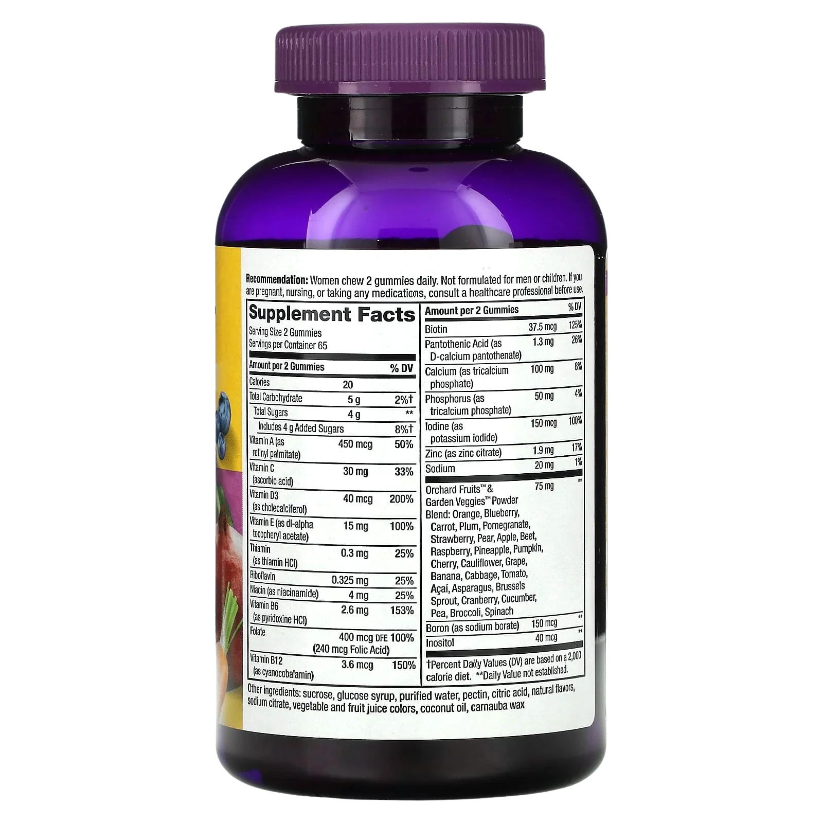 Alive! Mixed Berry Women's Gummy Multivitamins - Image 2