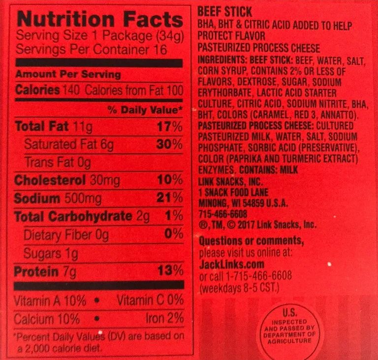 All-American Beef & Cheese Sticks (16 CT) - Image 2