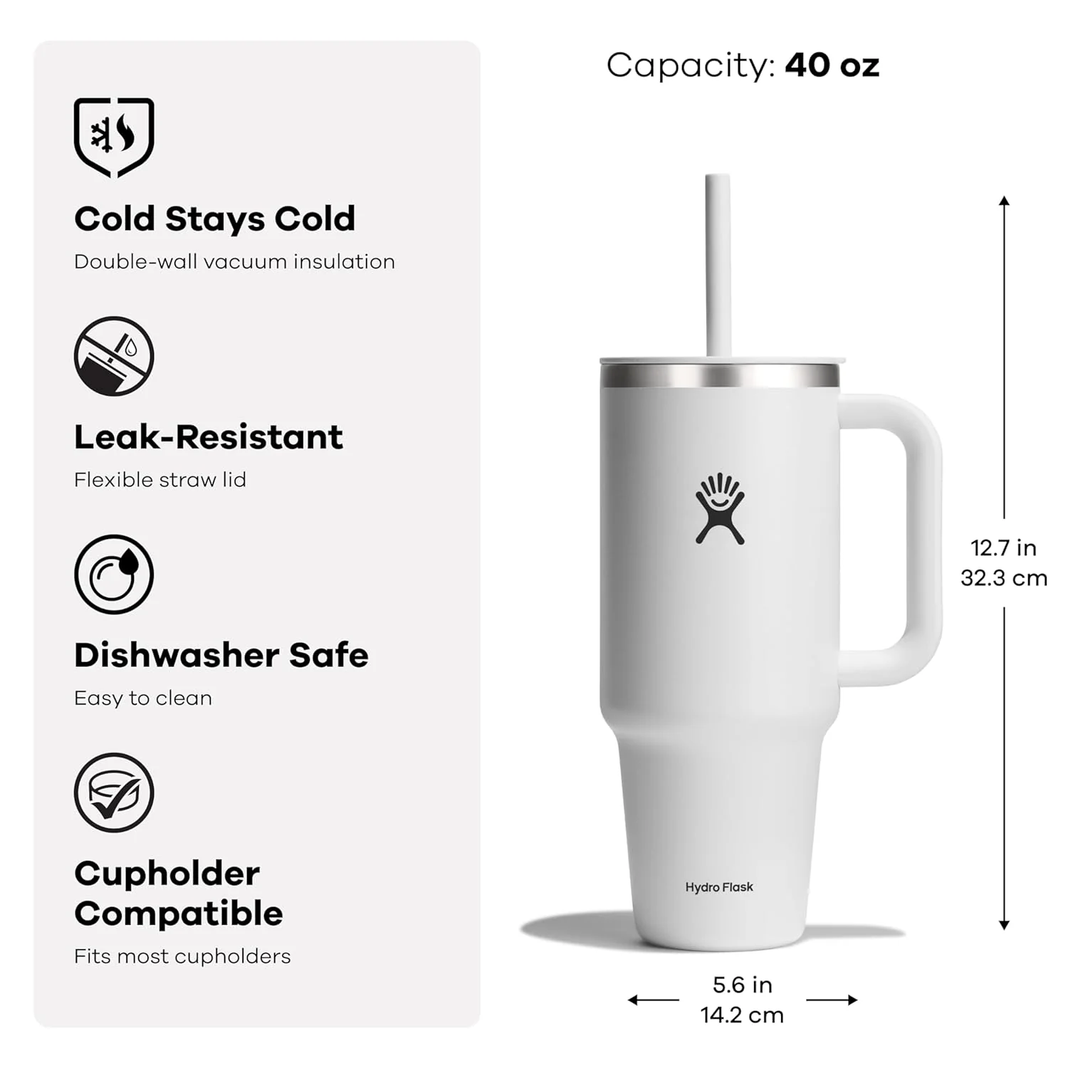 40oz All Around Travel Tumbler - Black - Image 2