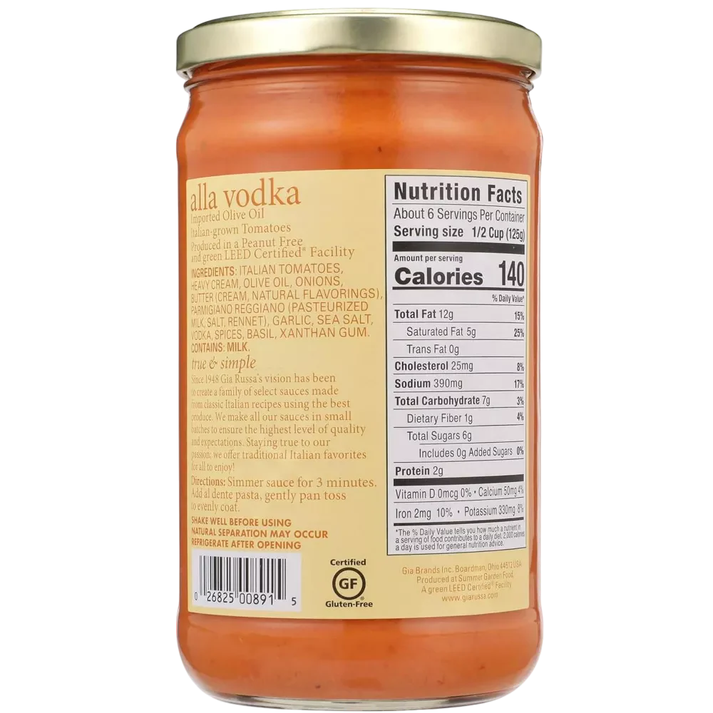 Alla Vodka Pasta Sauce - Image 2