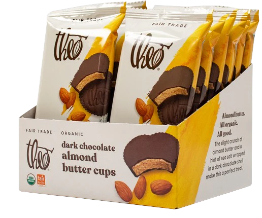 Almond Butter Cups 55% Dark Chocolate (12 Pack)