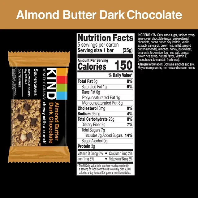 Almond Butter Dark Chocolate (5 Pack) - Image 3