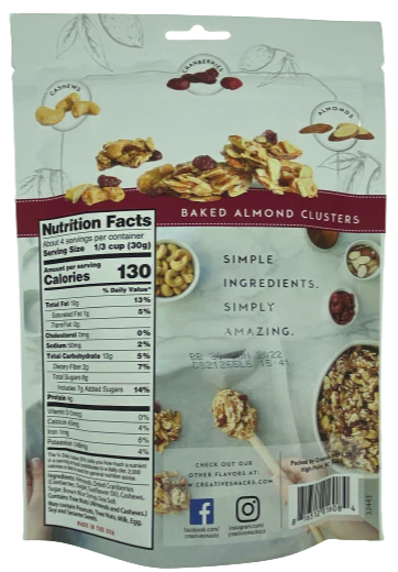 Almond Clusters With Cranberry & Cashews - Image 2