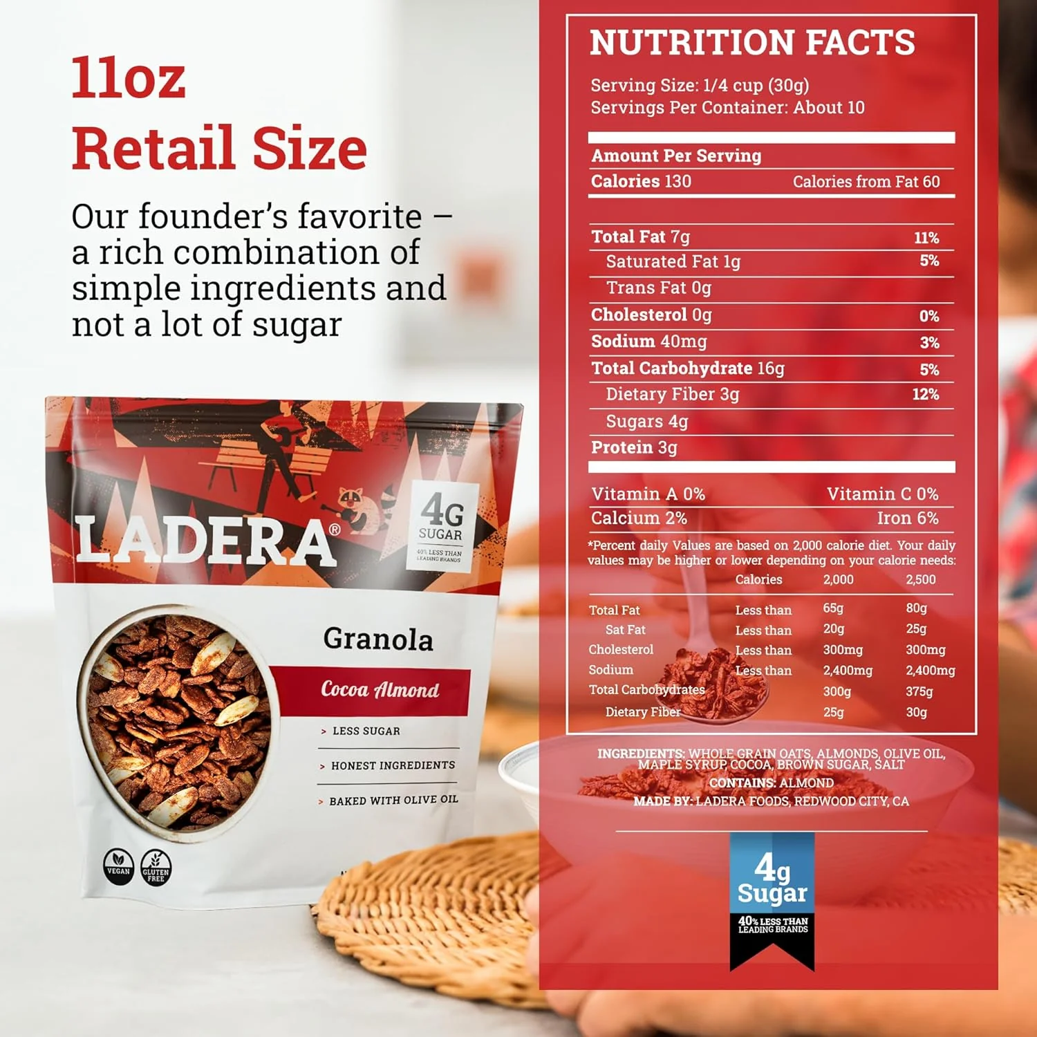 Almond Cocoa Granola - Image 4