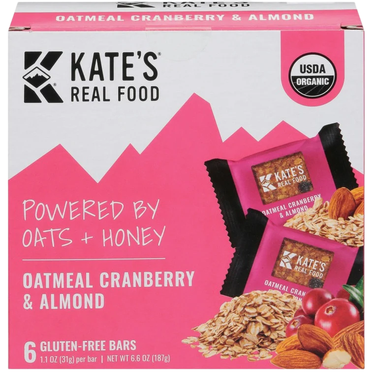 Almond Cranberry Oatmeal Mini Bars (6 CT)