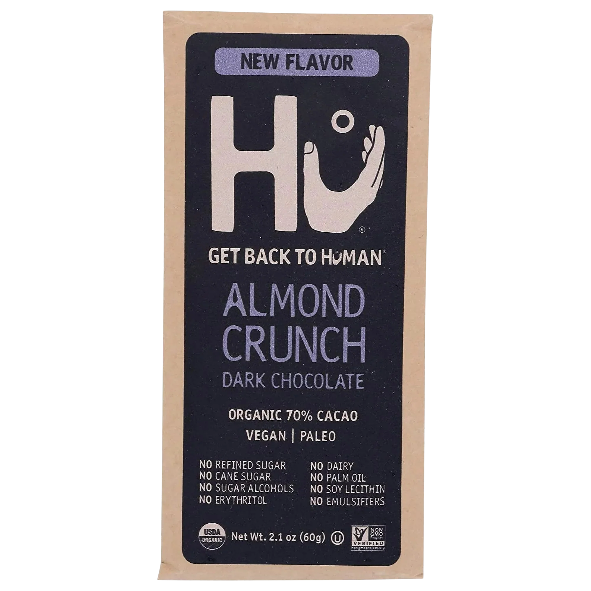 Almond Crunch Dark Chocolate Bar