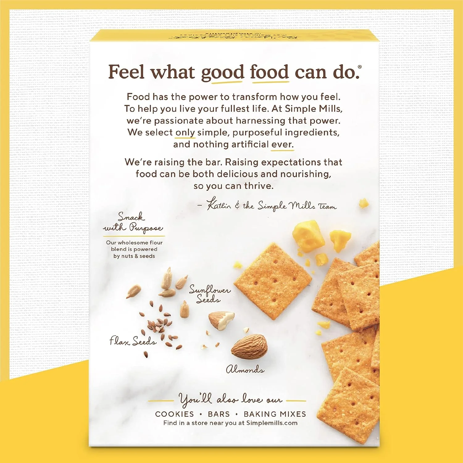 Almond Flour Crackers - Farmhouse Cheddar (3 Pack) - Image 2