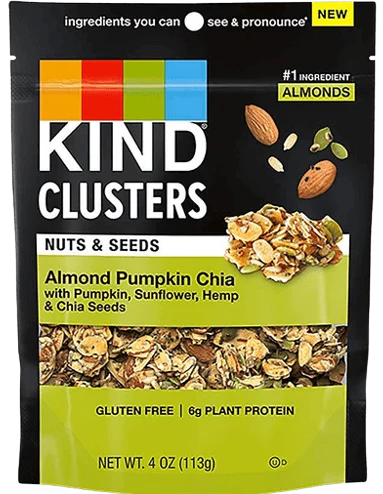 Almond Pumpkin Chia Nut Cluster