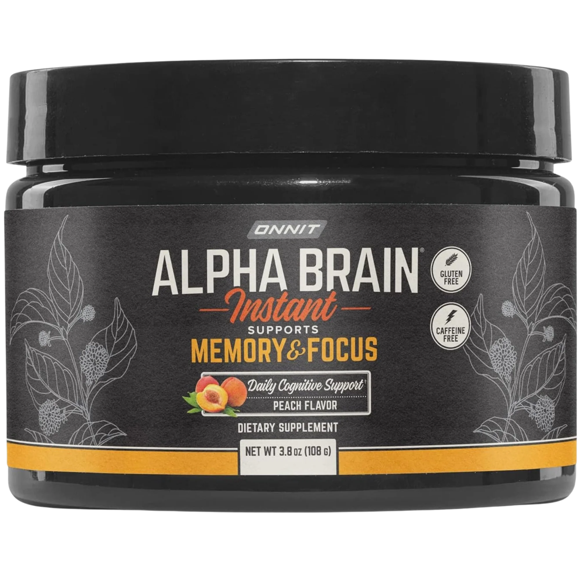 Alpha Brain Powder - Peach