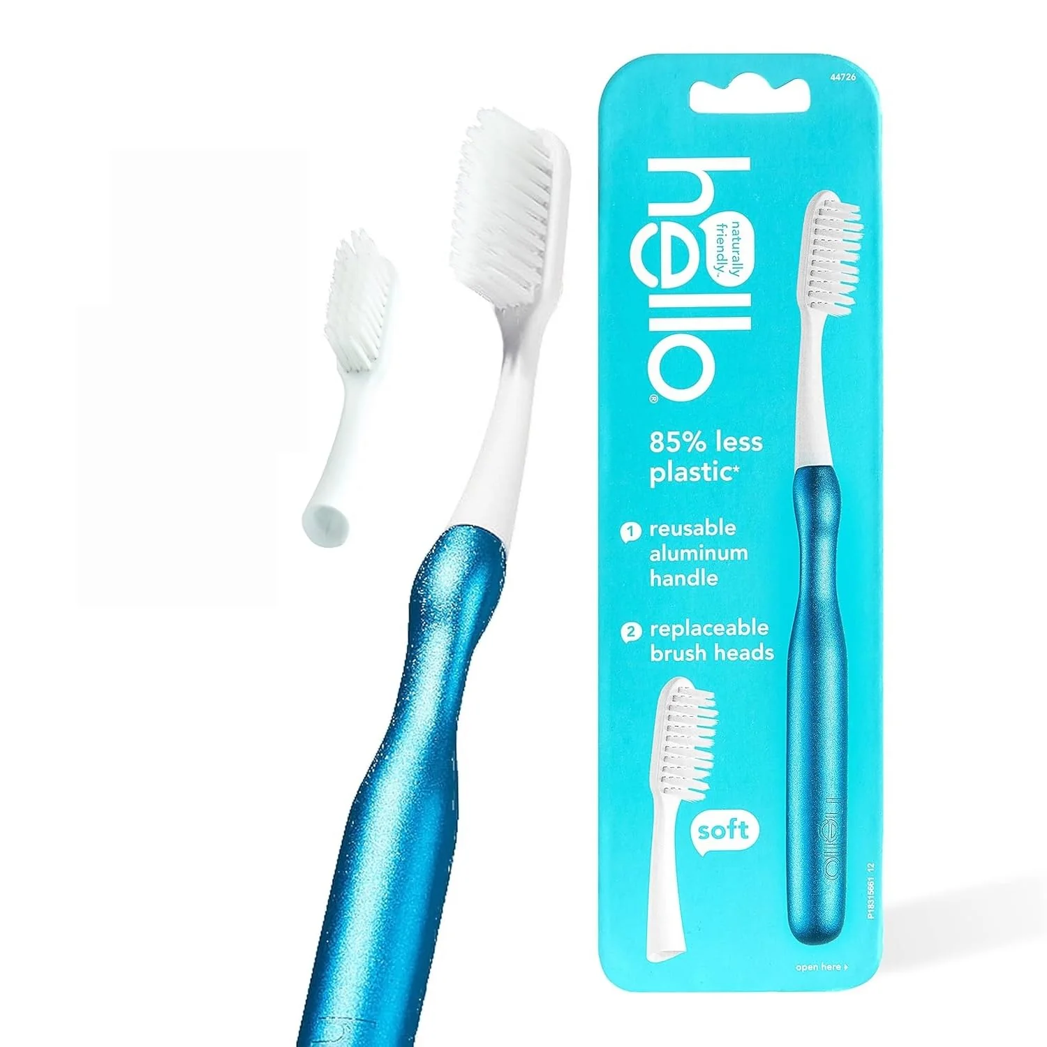 Aluminum Toothbrush Starter Kit - Blue - Image 3