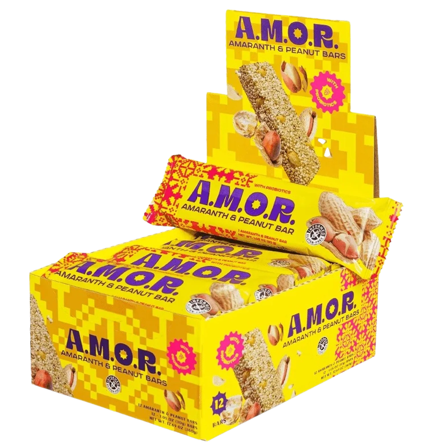 Amaranth & Peanut Bars (12 Pack)
