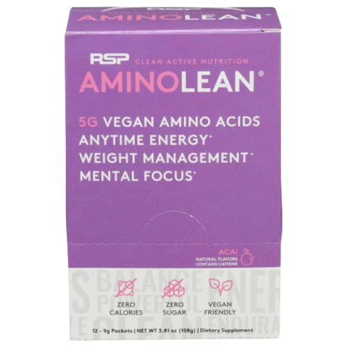 Amino Lean Vegan Amino Acids - Acai (12 Packets)