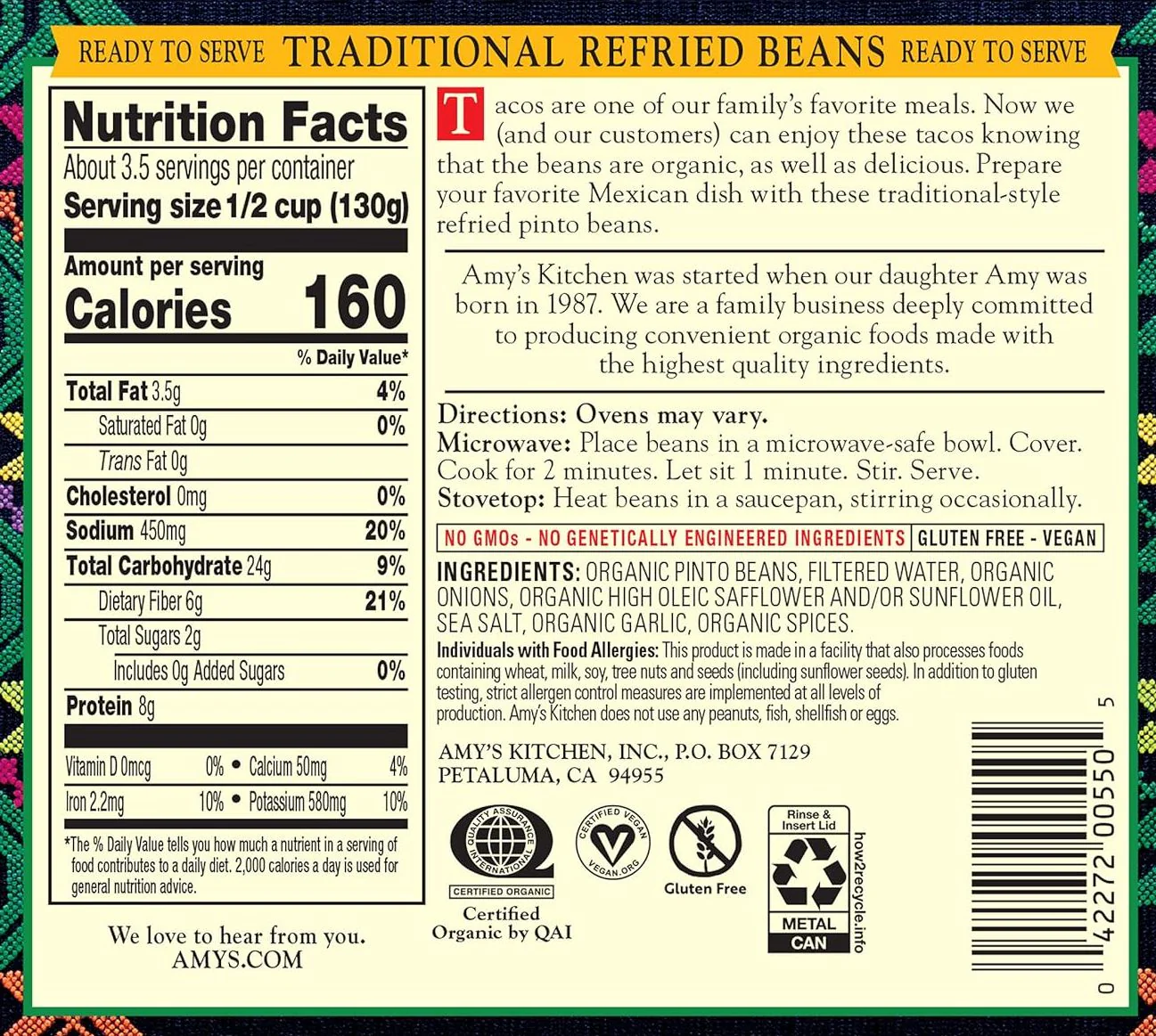 Organic Traditional Refried Beans - Image 4