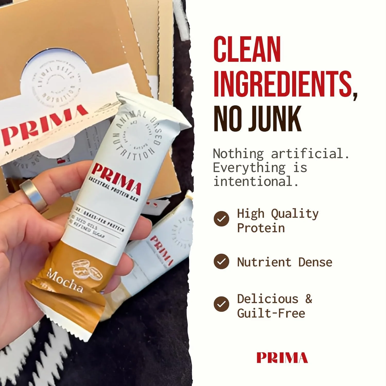 Ancestral Protein Bar - Mocha (7 Pack) - Image 3