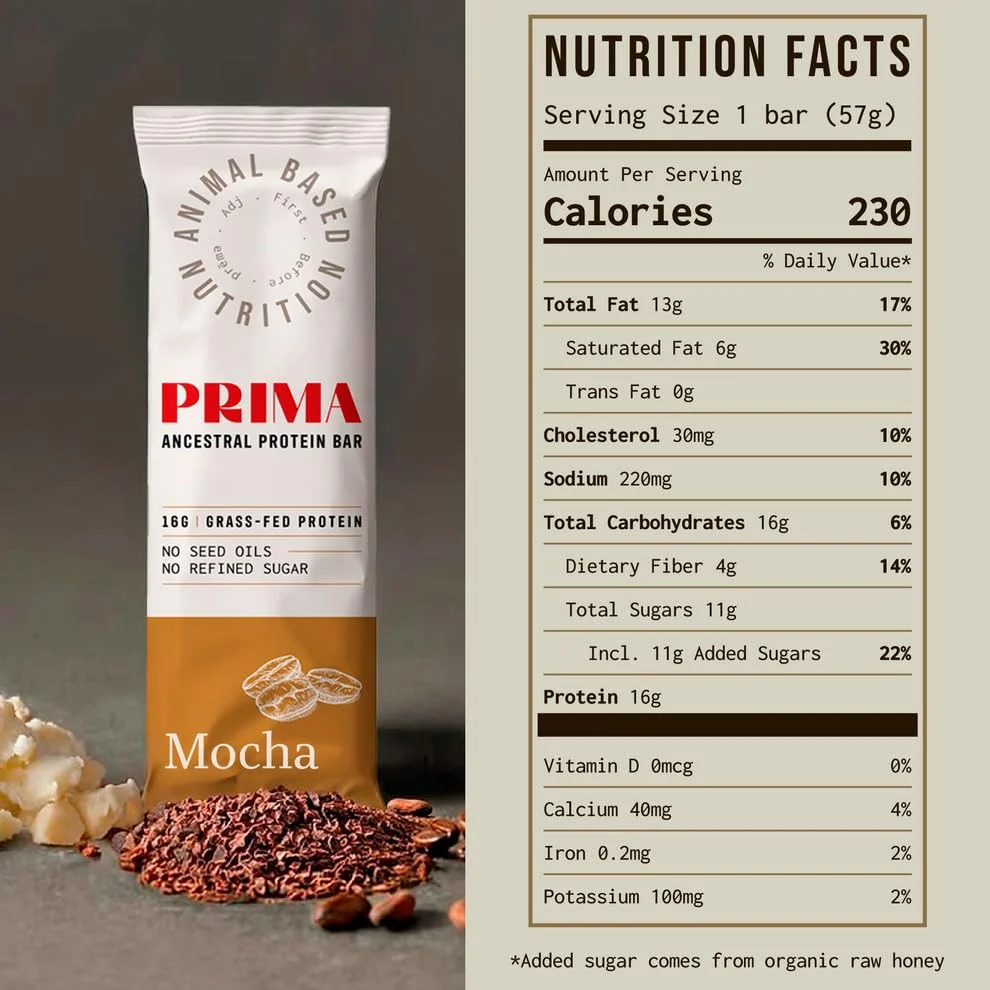 Ancestral Protein Bar - Mocha (7 Pack) - Image 5
