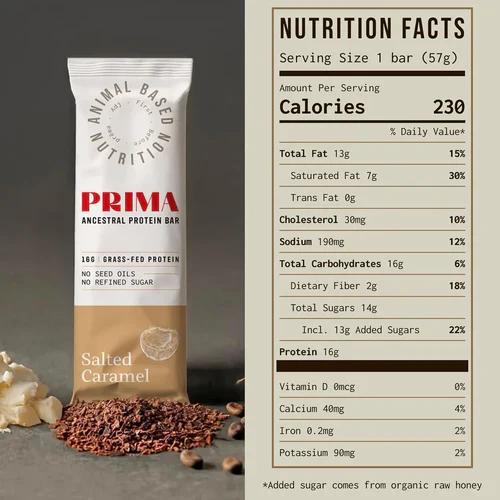Ancestral Protein Bar - Salted Caramel (7 Pack) - Image 3