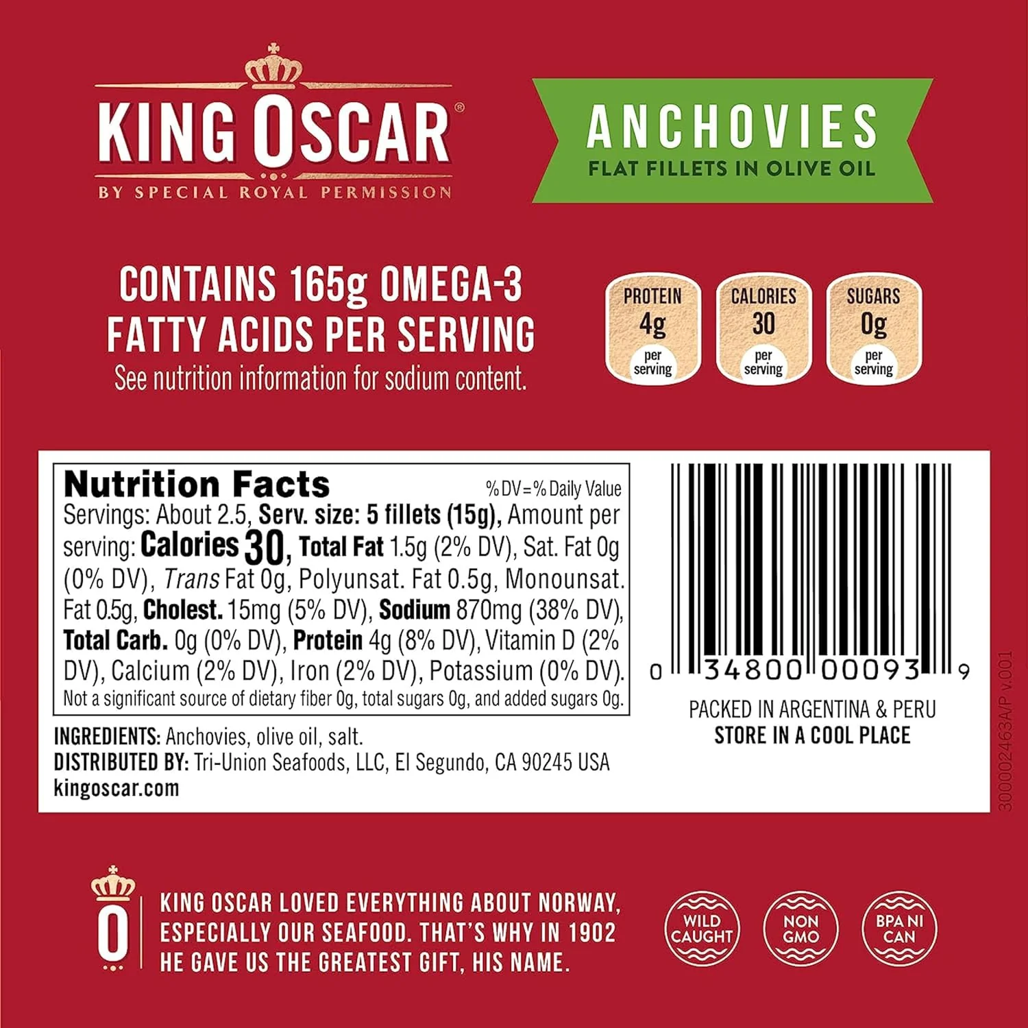 Anchovies in Olive Oil (2 Pack) - Image 5